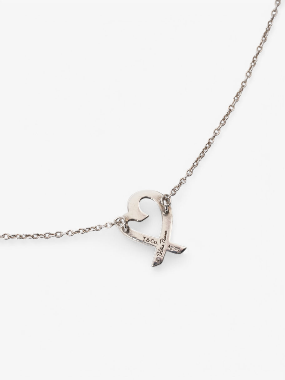 Tiffany and Co Paloma Picasso Loving Heart Necklace Silver Silver Sterling One size Image 4