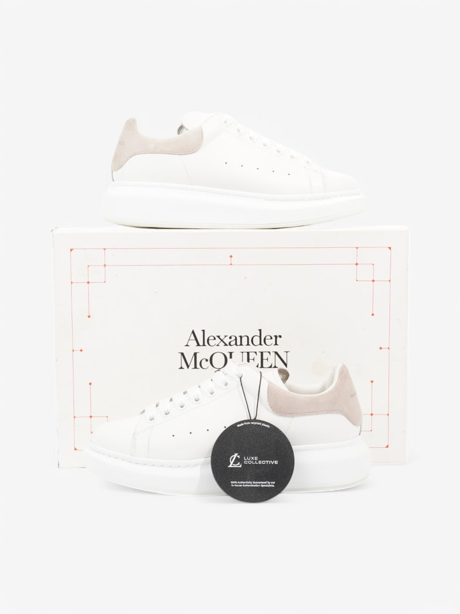 Alexander McQueen Oversized Sneaker White / Pink Tab Leather EU 39.5 UK 6.5 Image 10