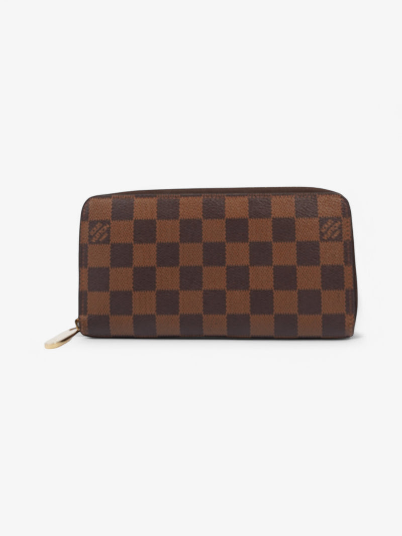  Louis Vuitton Zippy Wallet Damier Ebene Coated Canvas