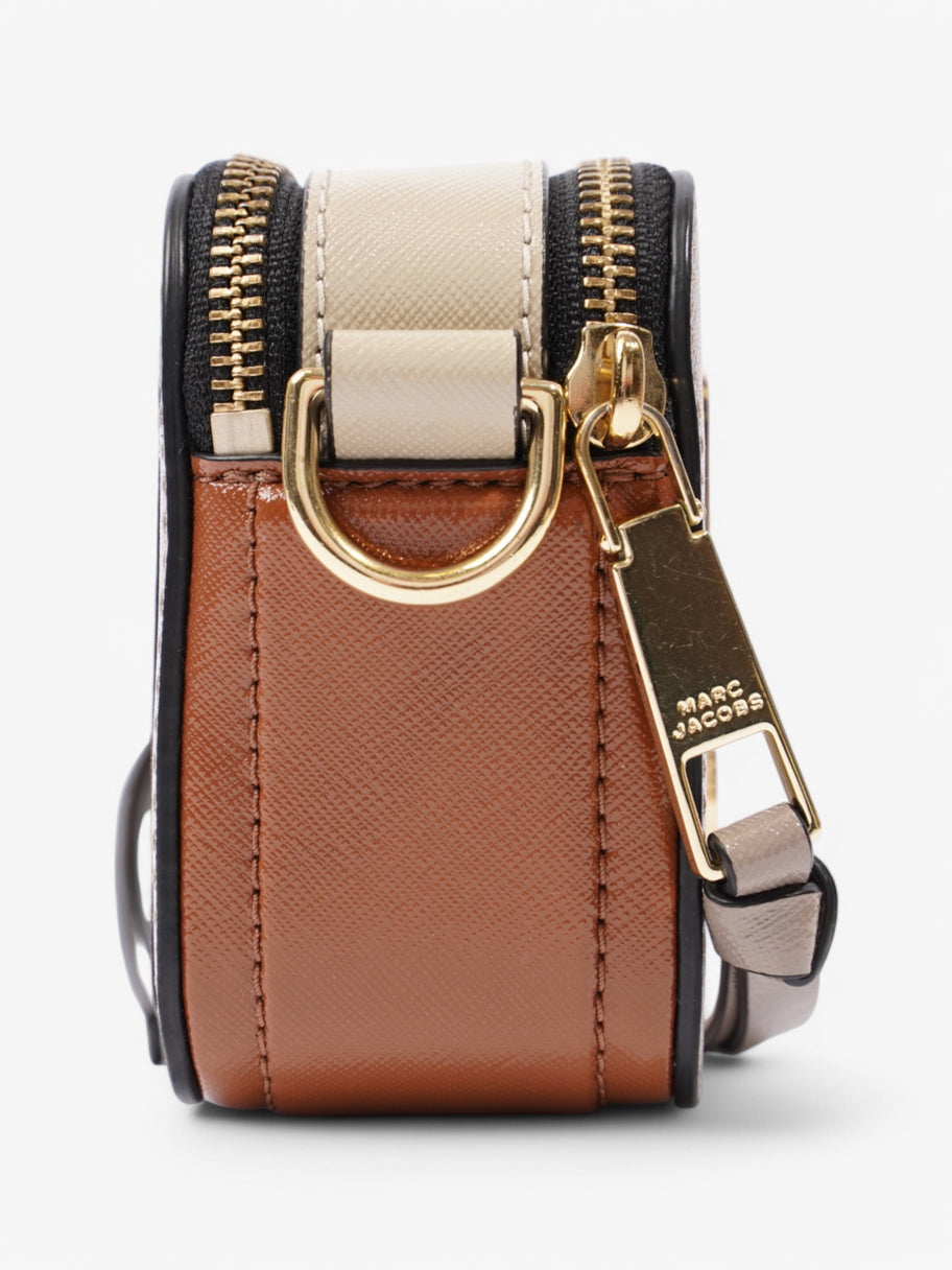 Marc Jacobs Snapshot Bag Greige / Brown Leather Image 5
