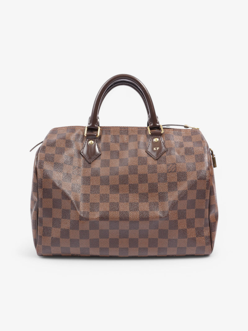  Louis Vuitton Speedy Damier Ebene Coated Canvas 30