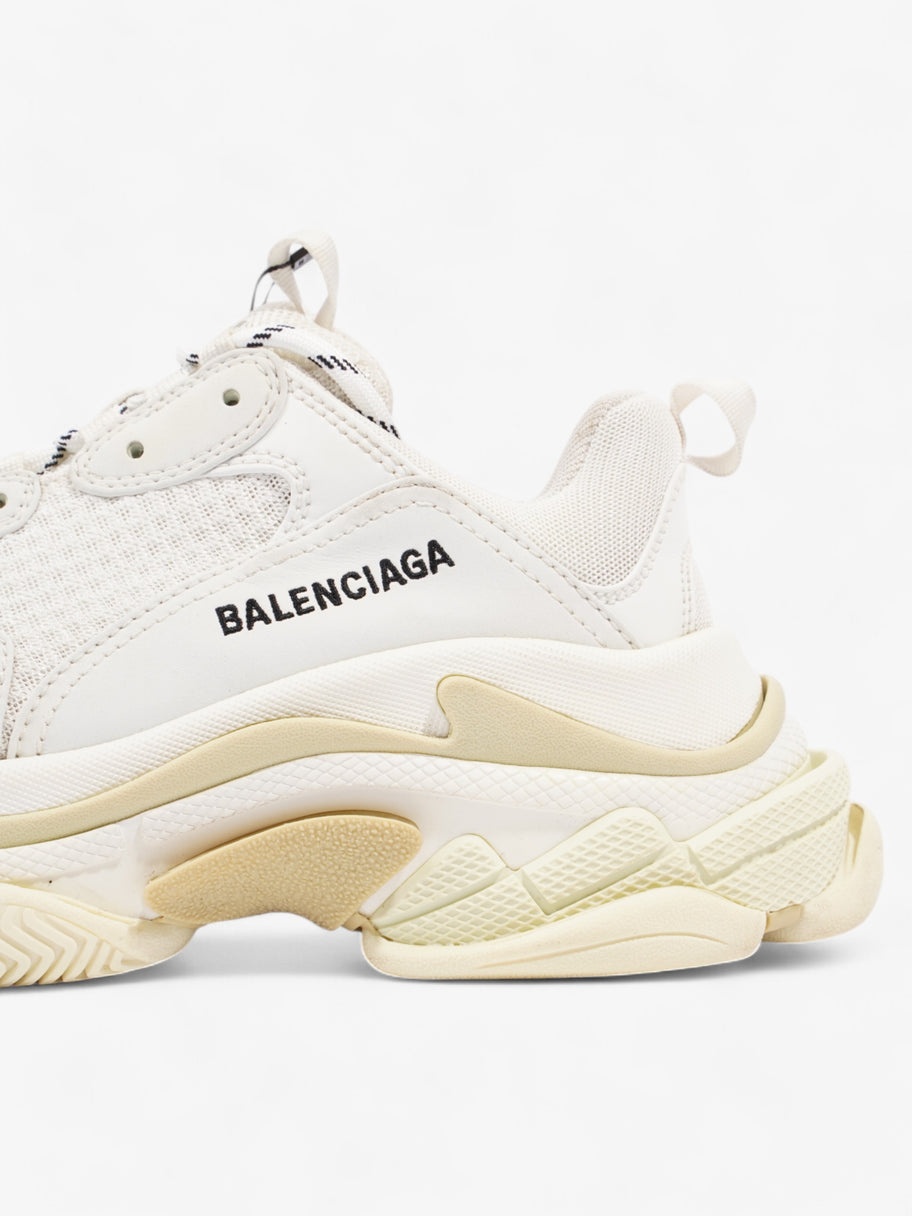 Balenciaga Triple S White  / Cream Mesh EU 39 UK 6 Image 7