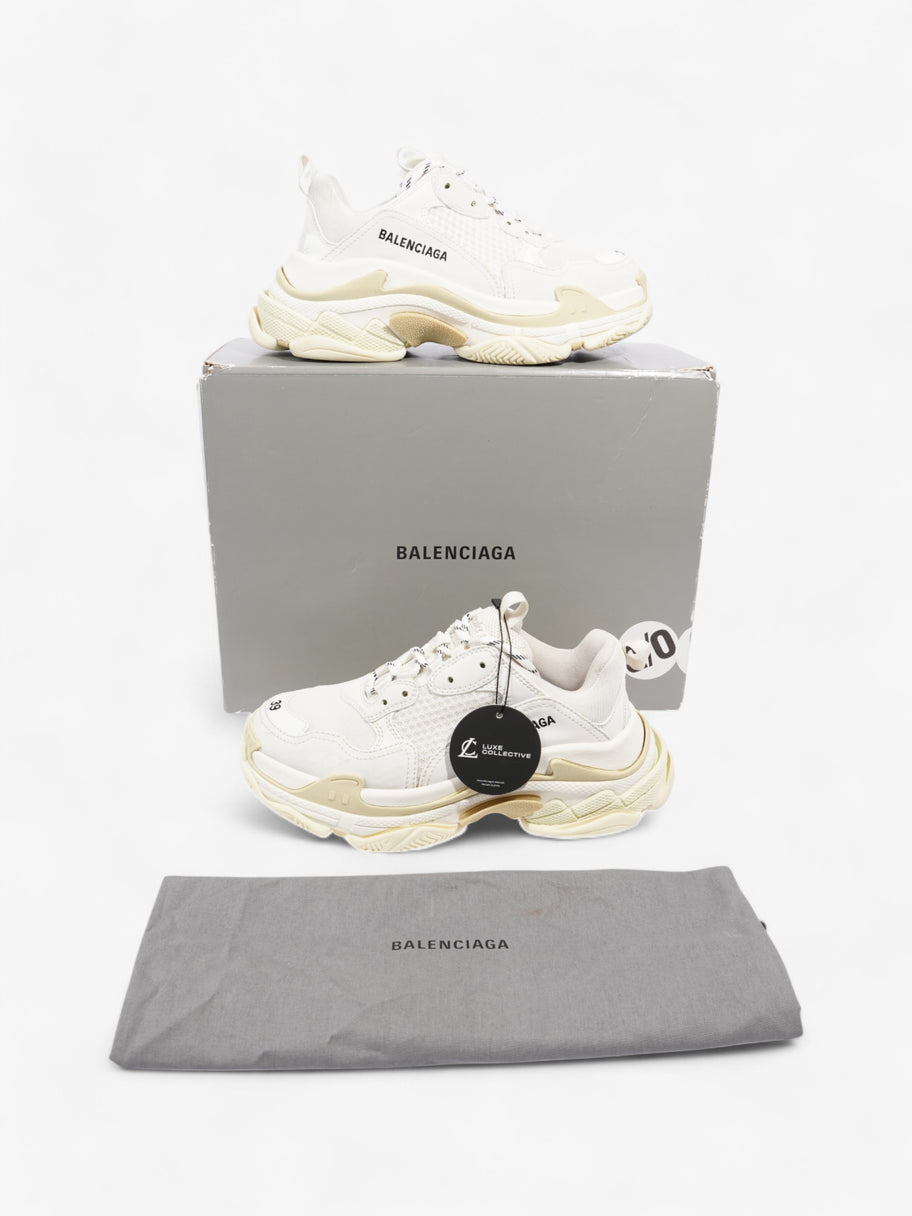 Balenciaga Triple S White  / Cream Mesh EU 39 UK 6 Image 8