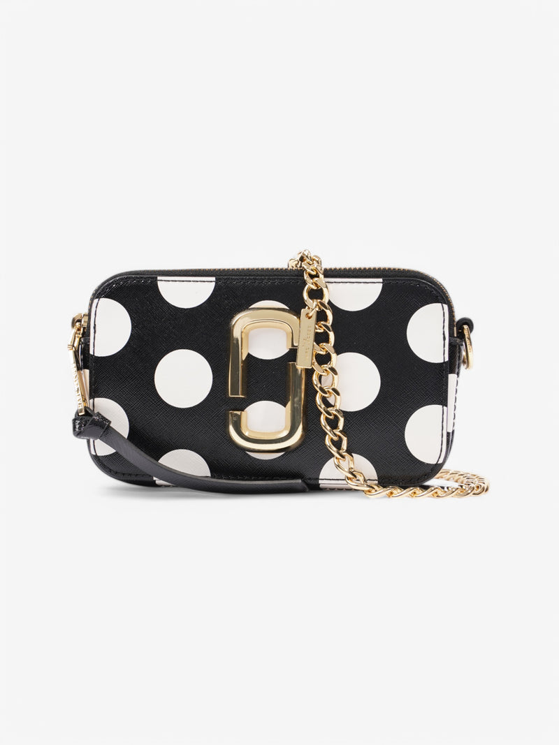  Marc Jacobs Snapshot Bag Black / White Leather