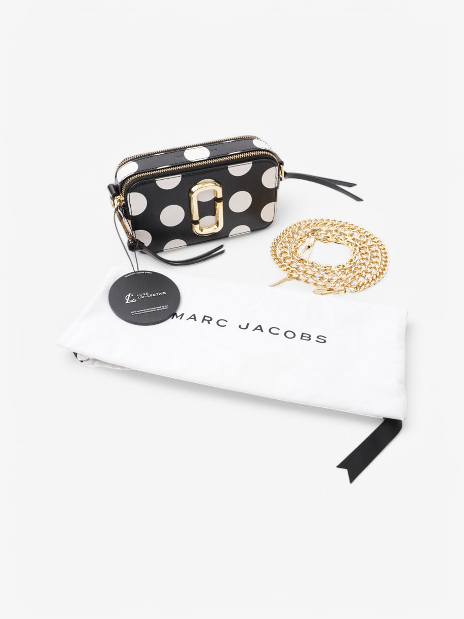 Marc Jacobs Snapshot Bag Black / White Leather Image 10