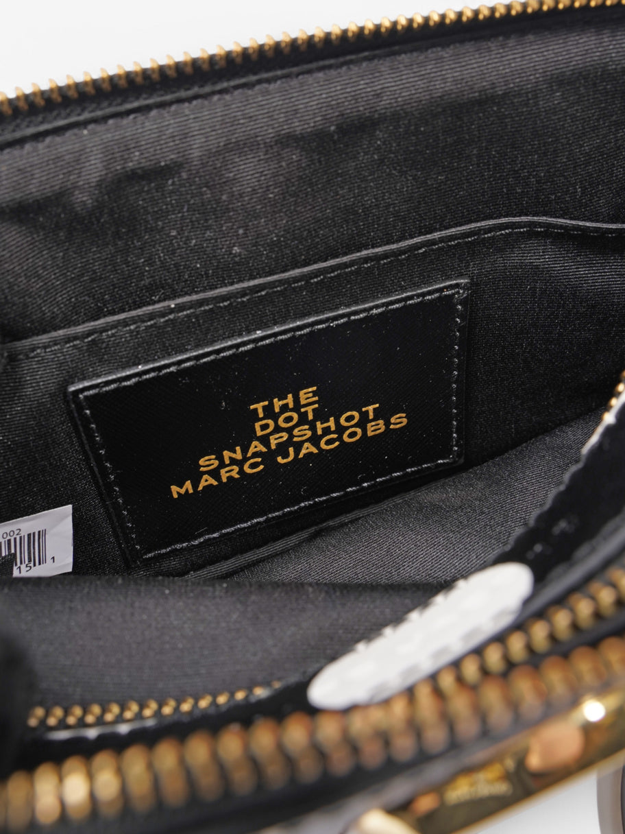 Marc Jacobs Snapshot Bag Black / White Leather Image 9