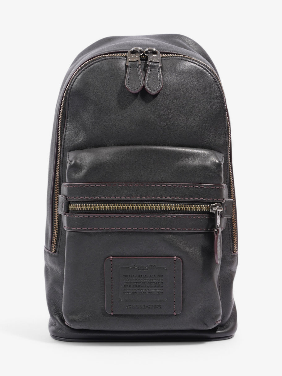 Coach Academy Pack Black Leather Image 1