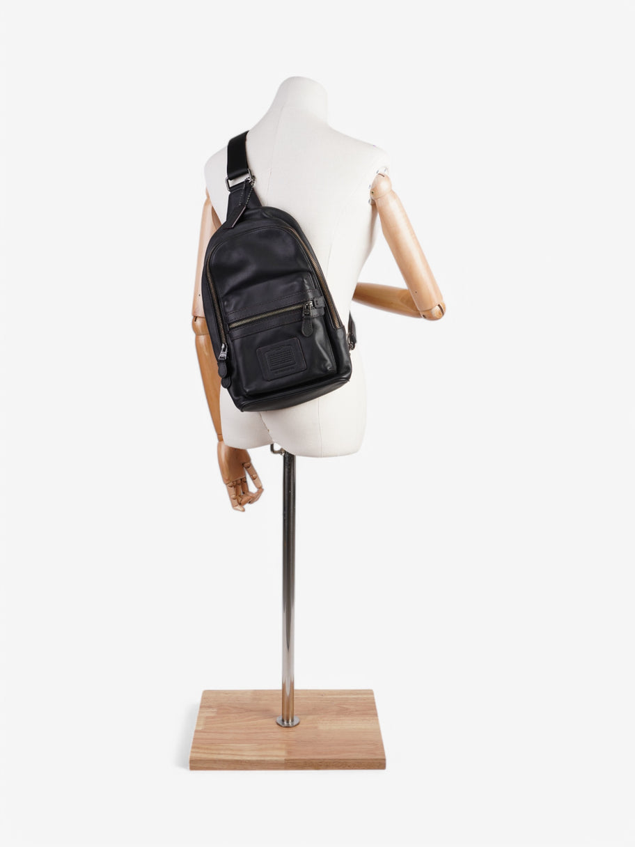Coach Academy Pack Black Leather Image 2