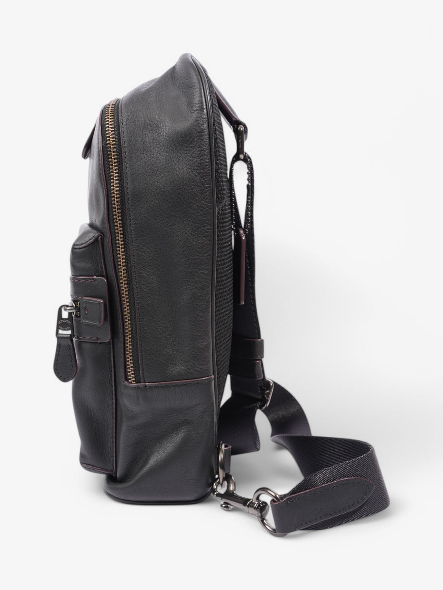 Coach Academy Pack Black Leather Image 3
