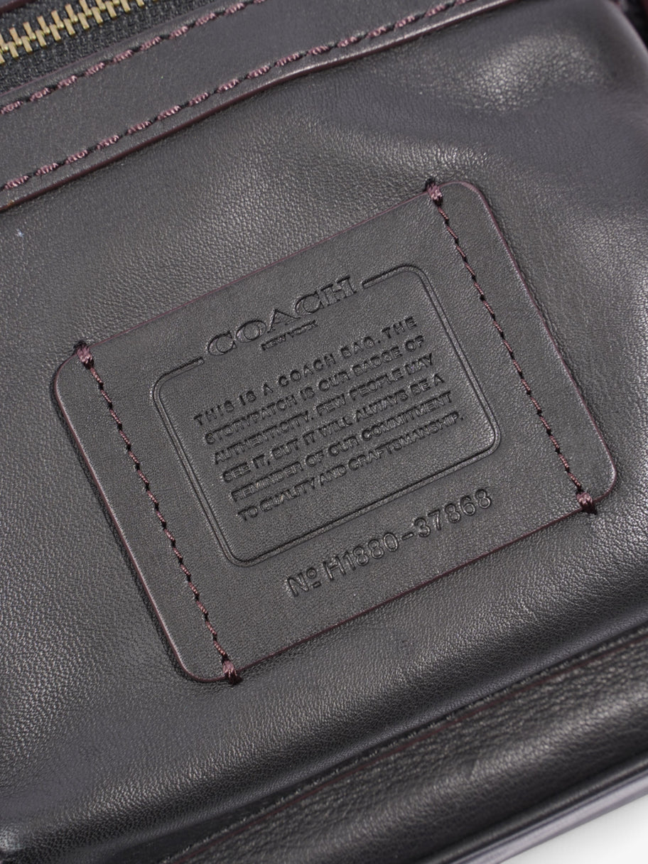Coach Academy Pack Black Leather Image 7