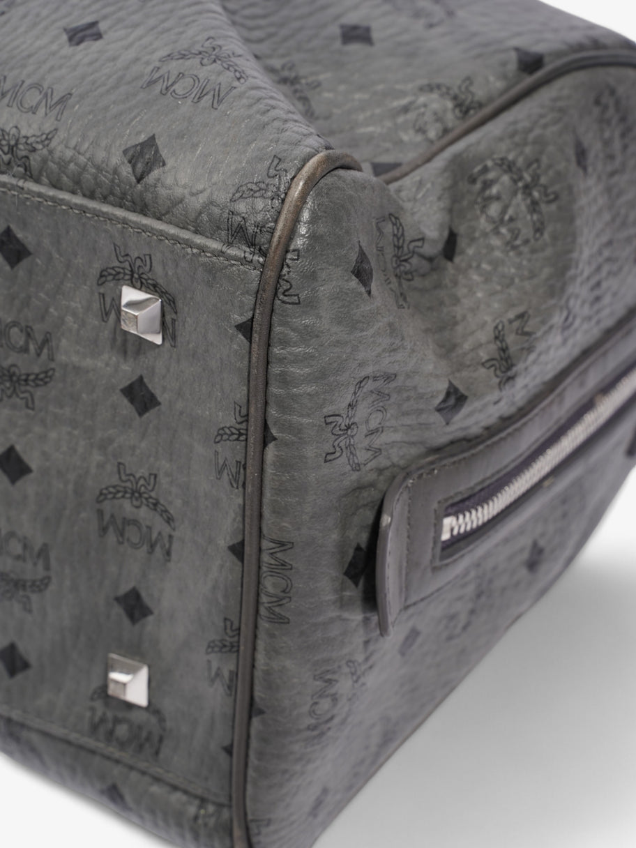 MCM Ottomar Grey / Black Coated Canvas Image 7