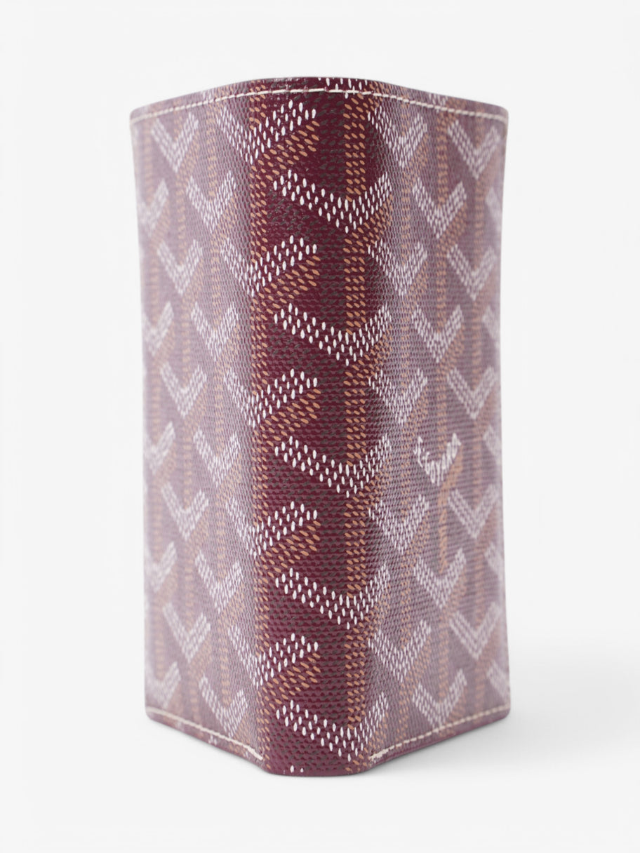 Goyard Saint-Pierre Bordeaux Burgundy / White Leather One size Image 4