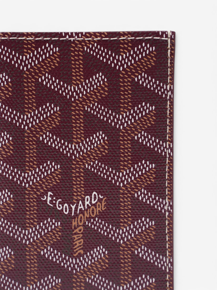 Goyard Saint-Pierre Bordeaux Burgundy / White Leather One size Image 5