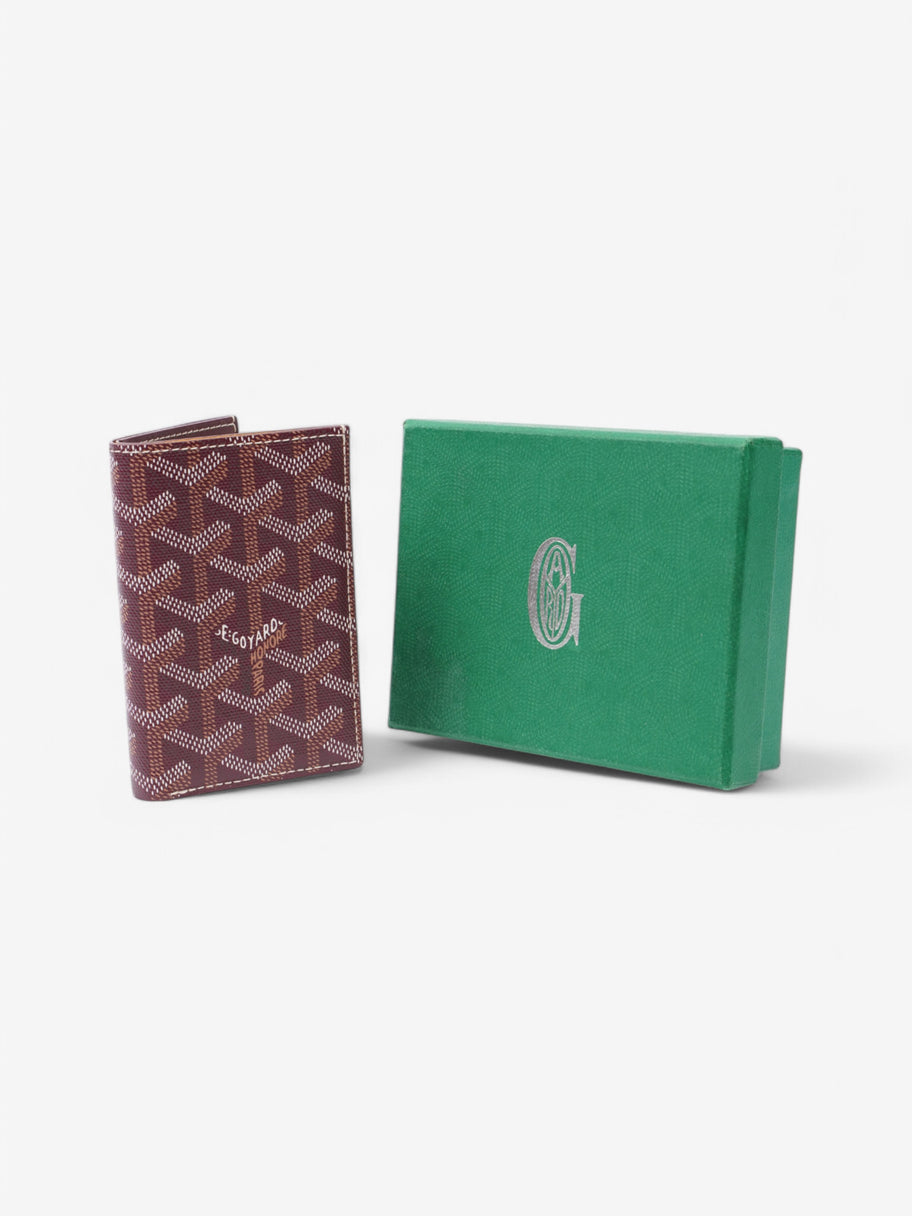 Goyard Saint-Pierre Bordeaux Burgundy / White Leather One size Image 6