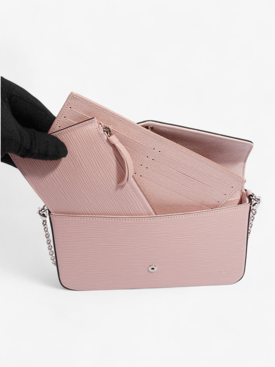 Louis Vuitton Pochette Felicie Rose Ballerine Epi Leather Image 16