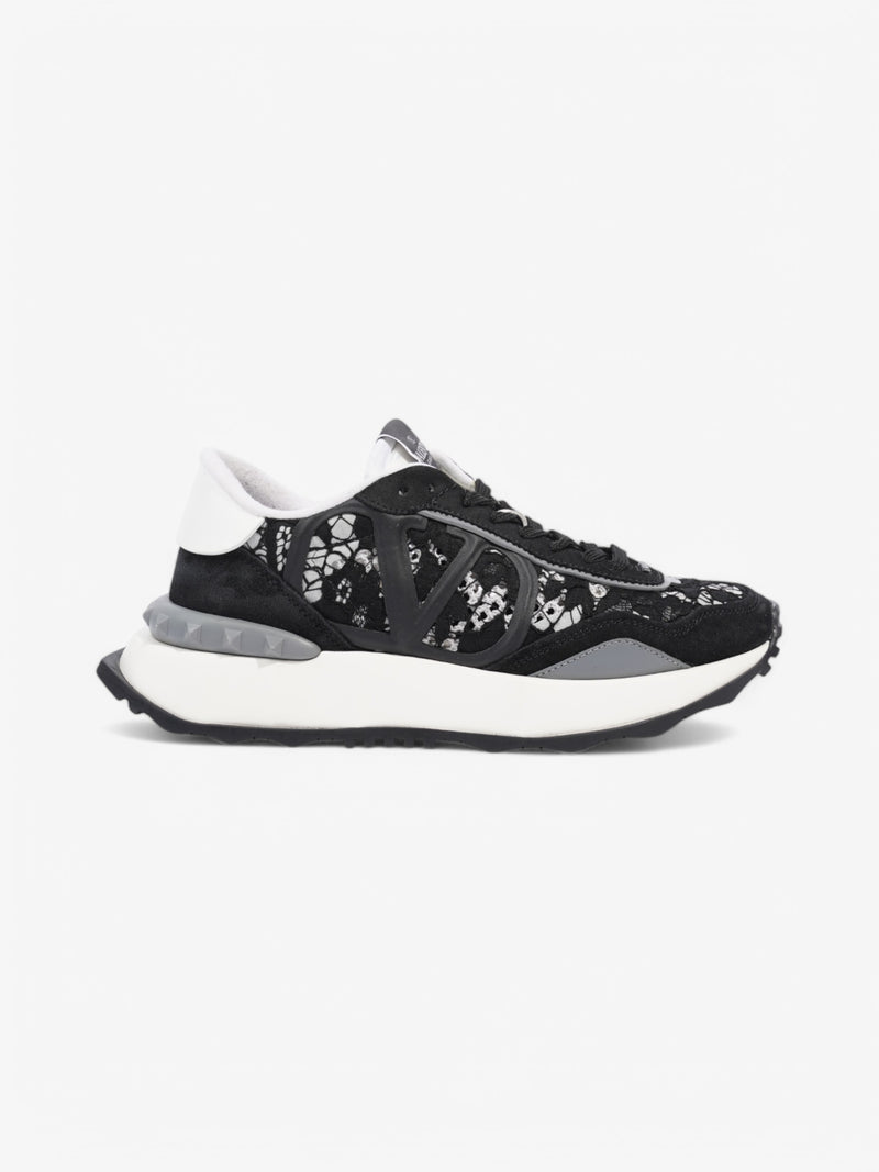  Valentino V Logo Runner Black / White Lace EU 38.5 UK 5.5