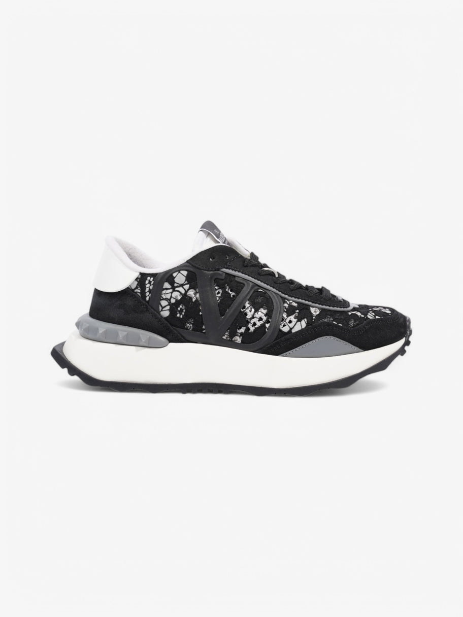 Valentino V Logo Runner Black / White Lace EU 38.5 UK 5.5 Image 1