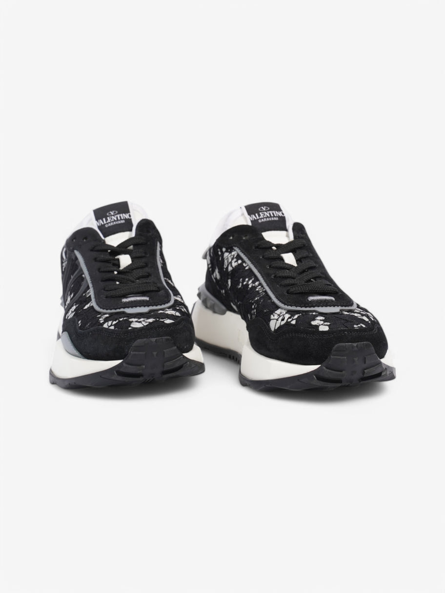 Valentino V Logo Runner Black / White Lace EU 38.5 UK 5.5 Image 2