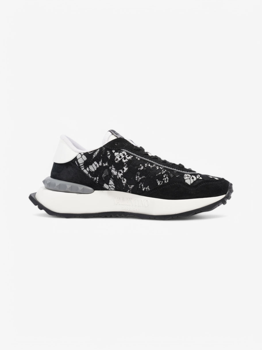 Valentino V Logo Runner Black / White Lace EU 38.5 UK 5.5 Image 4