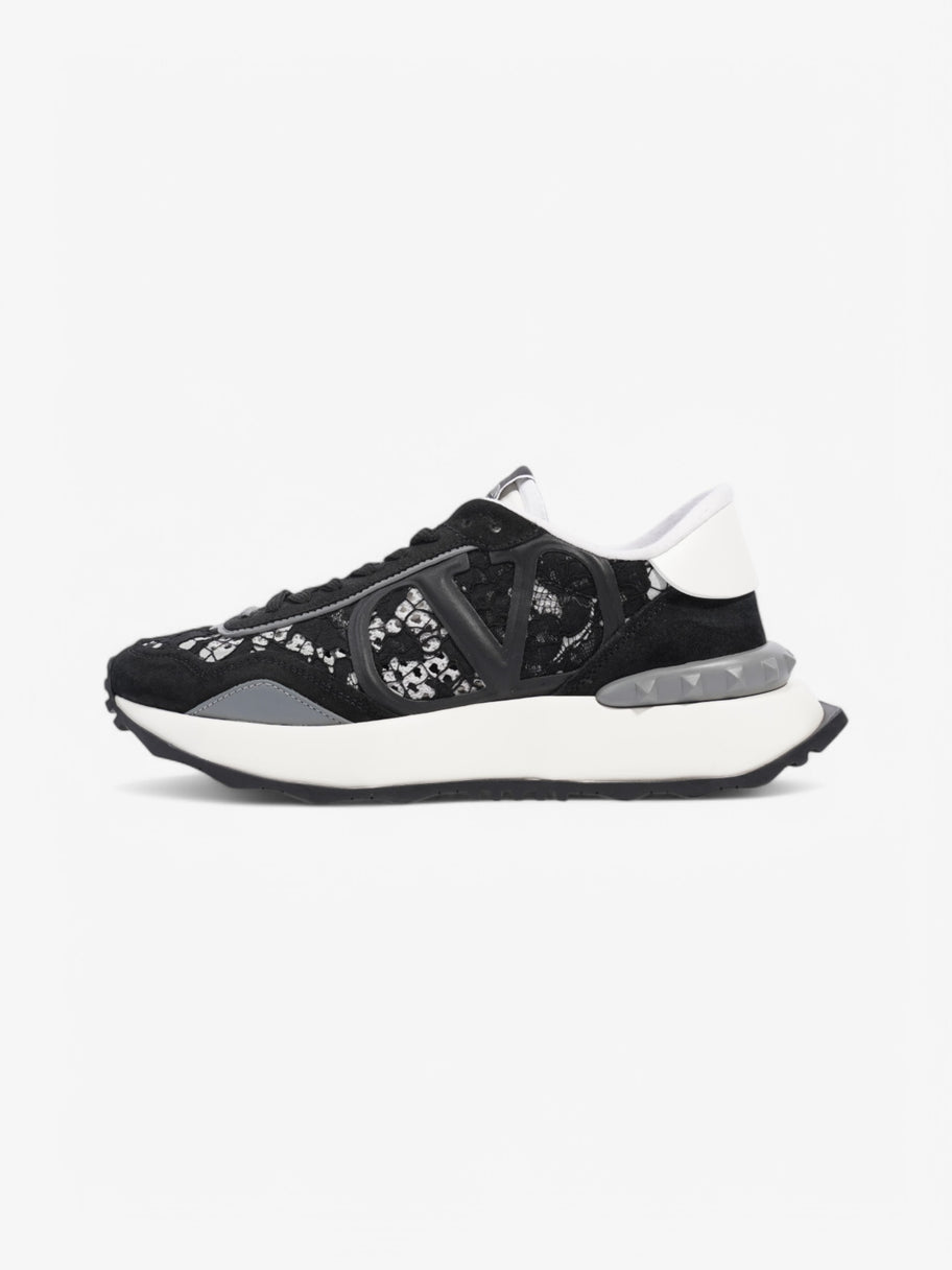 Valentino V Logo Runner Black / White Lace EU 38.5 UK 5.5 Image 5
