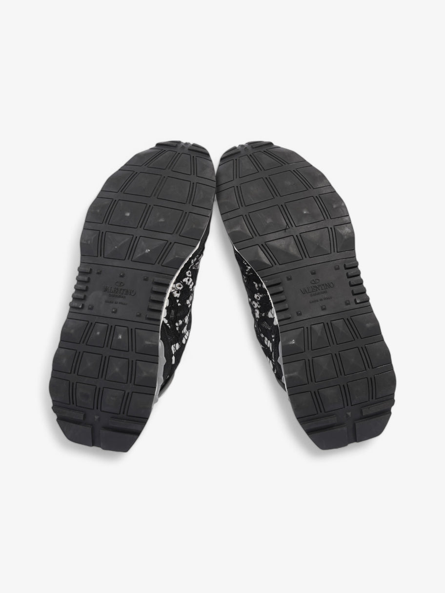 Valentino V Logo Runner Black / White Lace EU 38.5 UK 5.5 Image 7