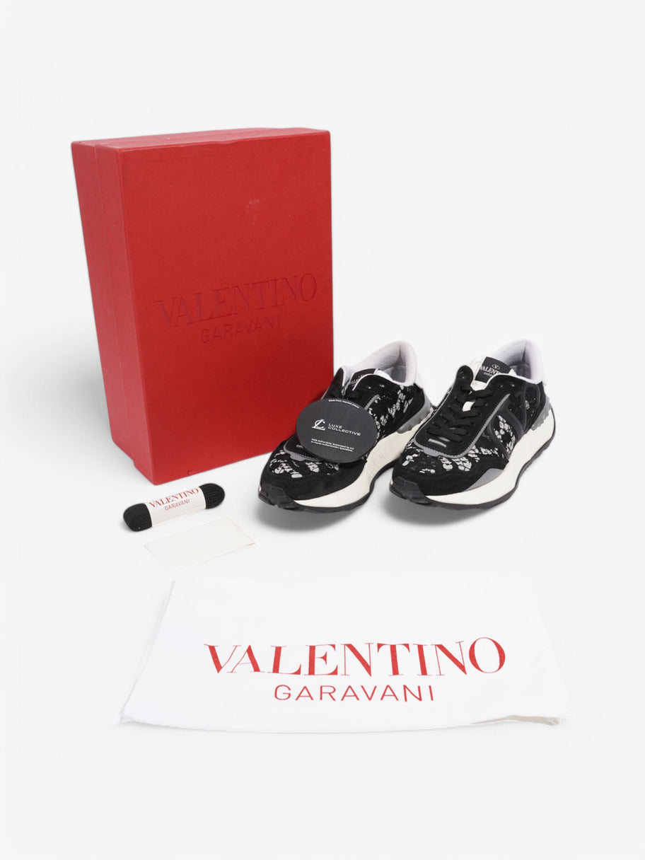 Valentino V Logo Runner Black / White Lace EU 38.5 UK 5.5 Image 8