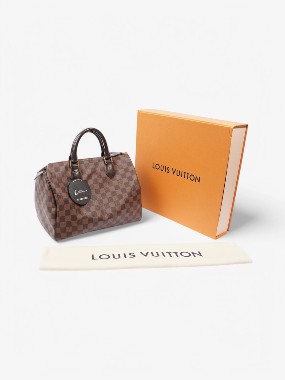 Louis Vuitton Speedy Damier Ebene Coated Canvas 30 Image 9