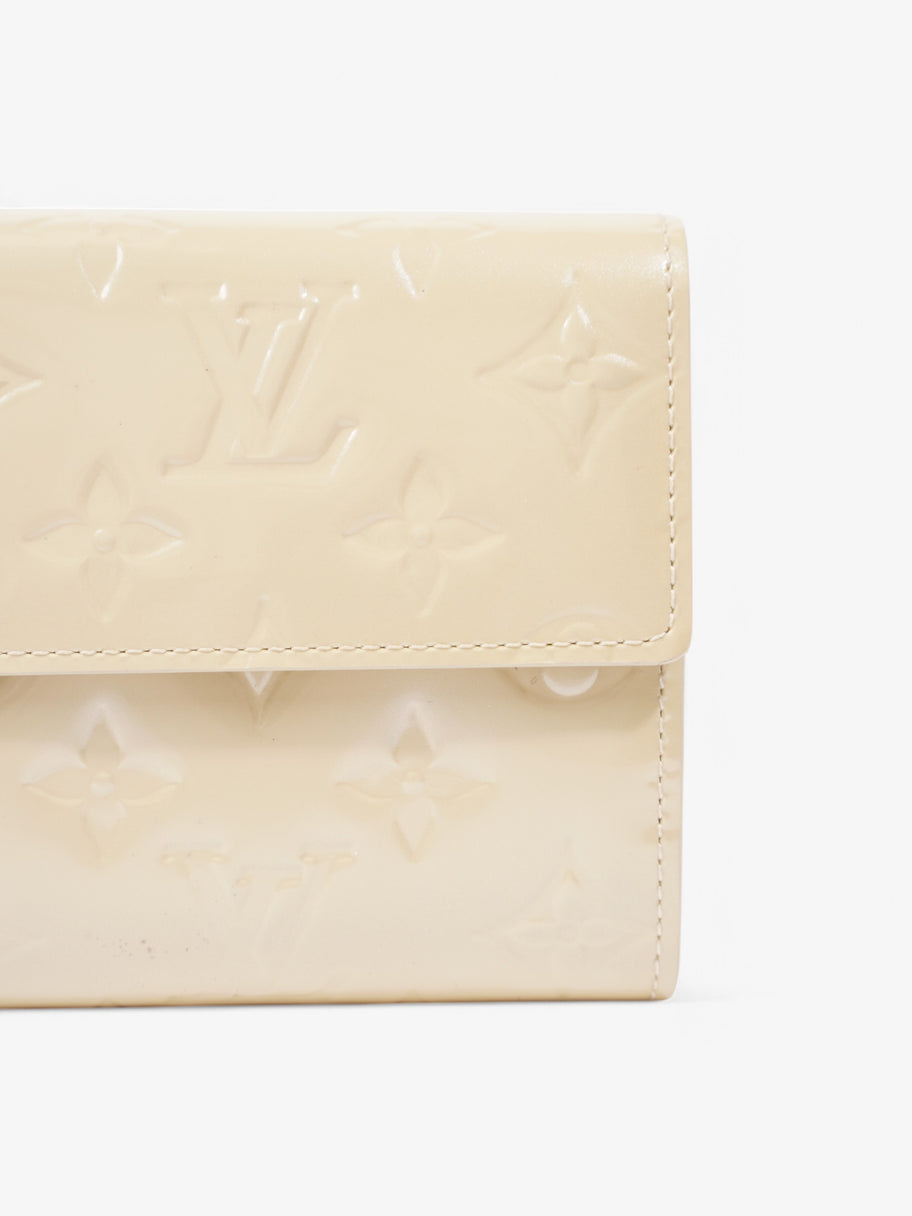 Louis Vuitton Sarah Wallet Cream Vernis Leather Image 3