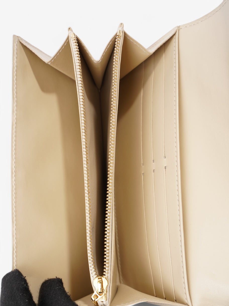 Louis Vuitton Sarah Wallet Cream Vernis Leather Image 6