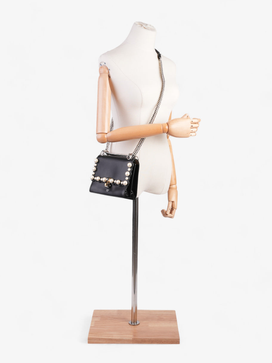 Fendi Kan I Black Leather Small Image 2