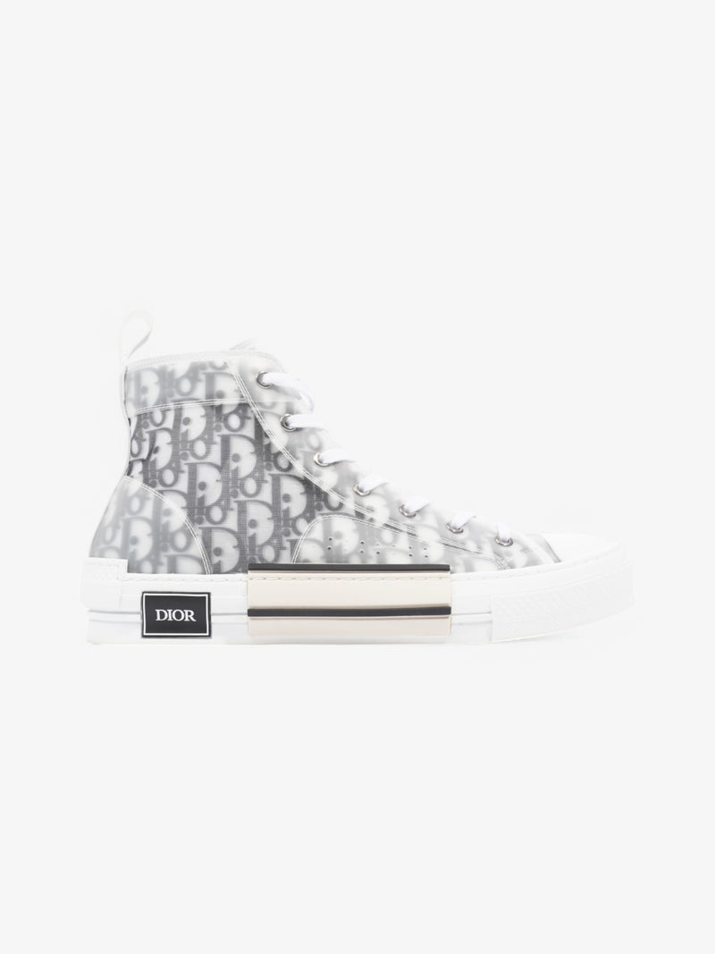  Christian Dior B23 White  / Grey Oblique Rubber EU 44 UK 10