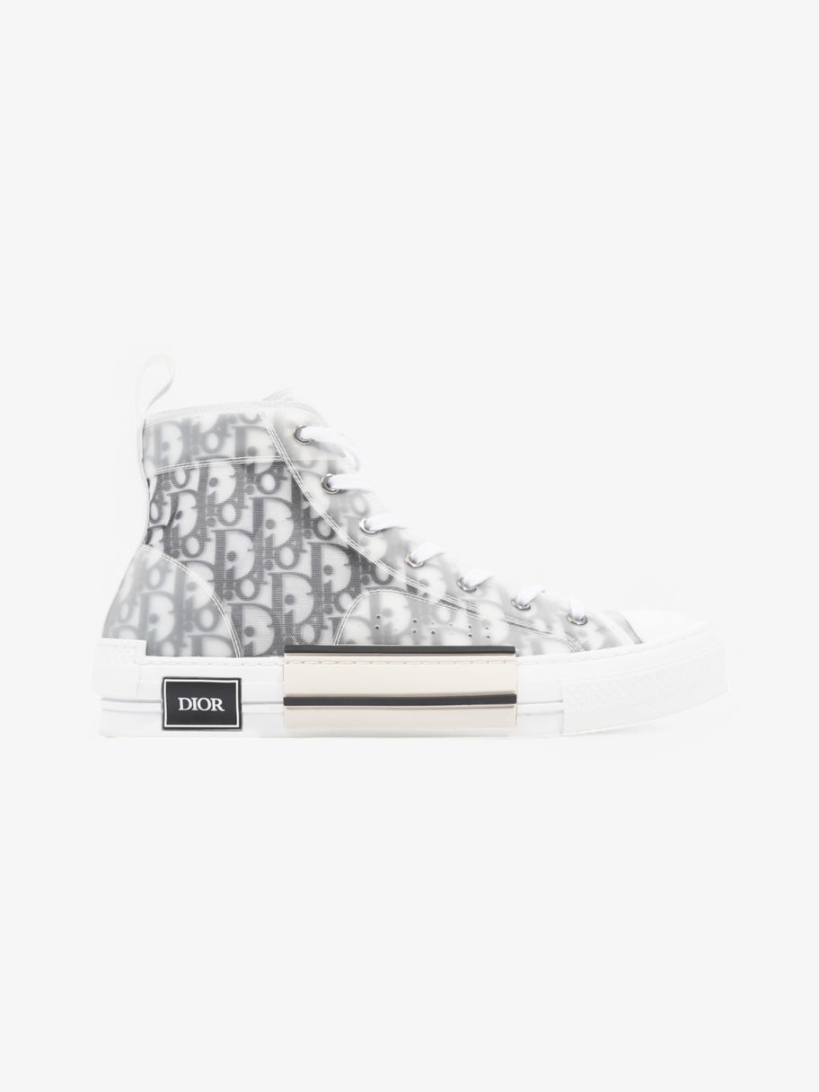 Christian Dior B23 White  / Grey Oblique Rubber EU 44 UK 10 Image 1