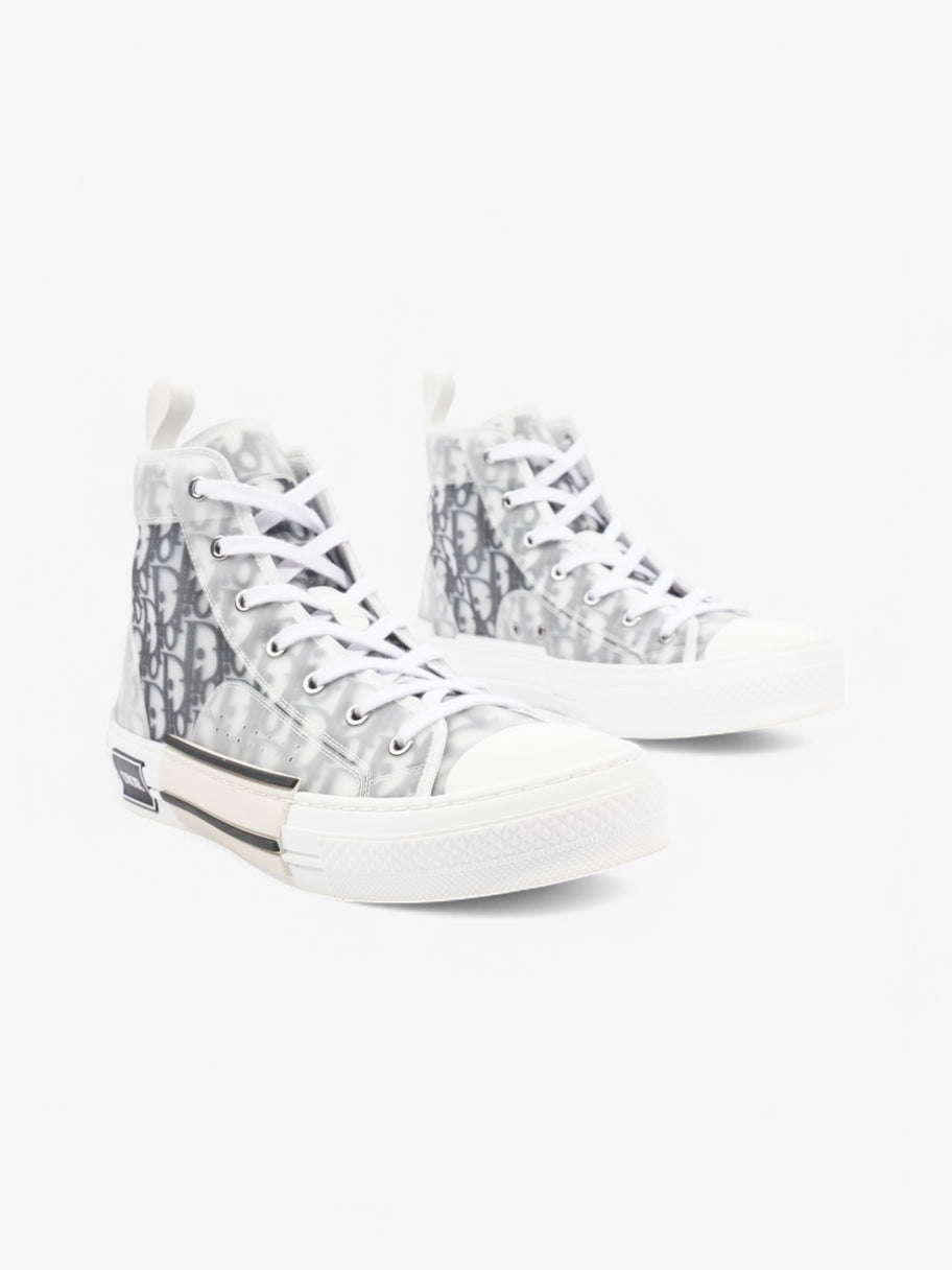 Christian Dior B23 White  / Grey Oblique Rubber EU 44 UK 10 Image 2