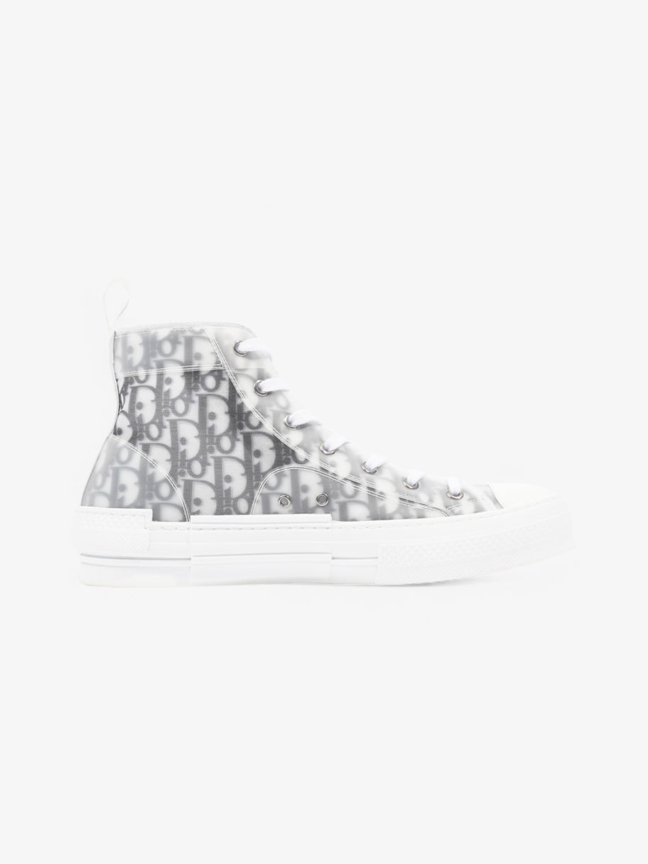 Christian Dior B23 White  / Grey Oblique Rubber EU 44 UK 10 Image 4
