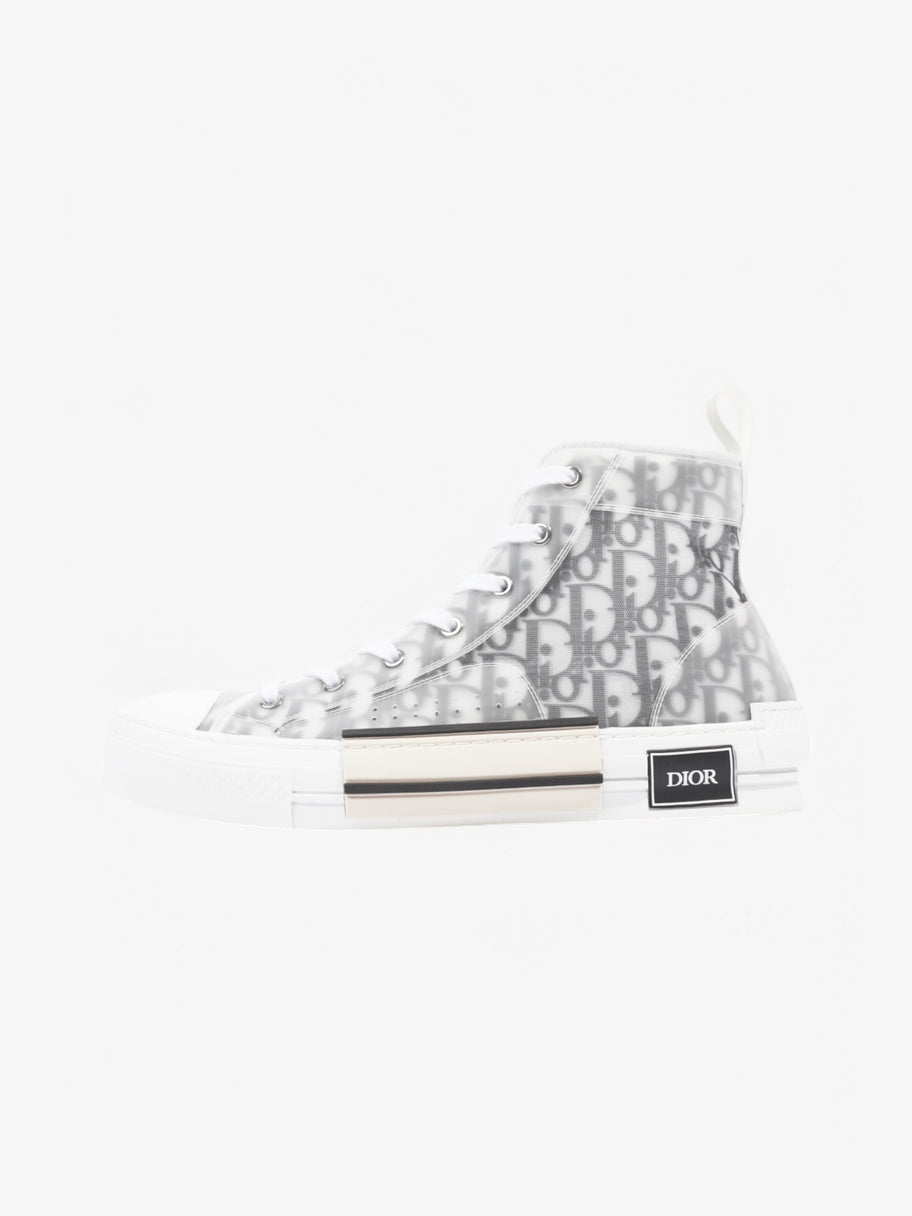 Christian Dior B23 White  / Grey Oblique Rubber EU 44 UK 10 Image 5