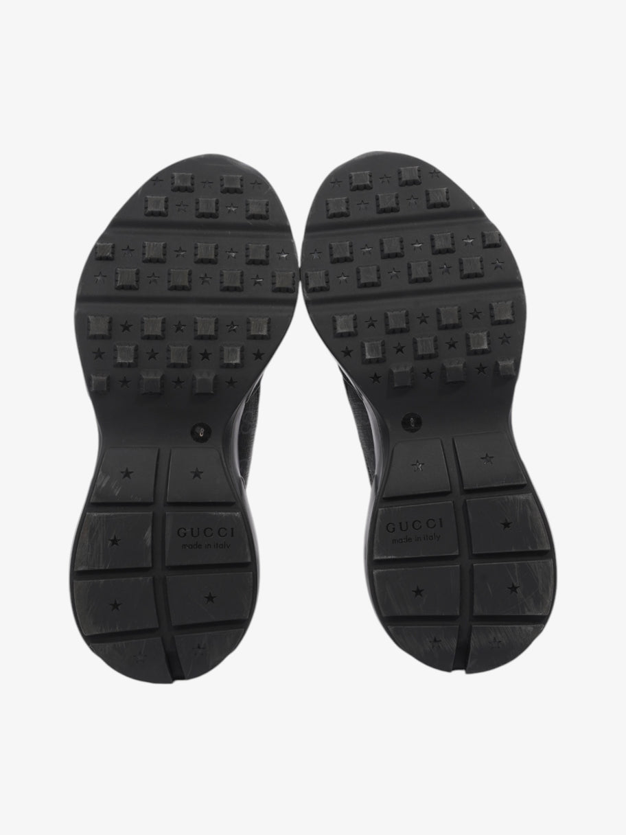 Gucci Rhyton Black Coated Canvas EU 42 UK 8 Image 7
