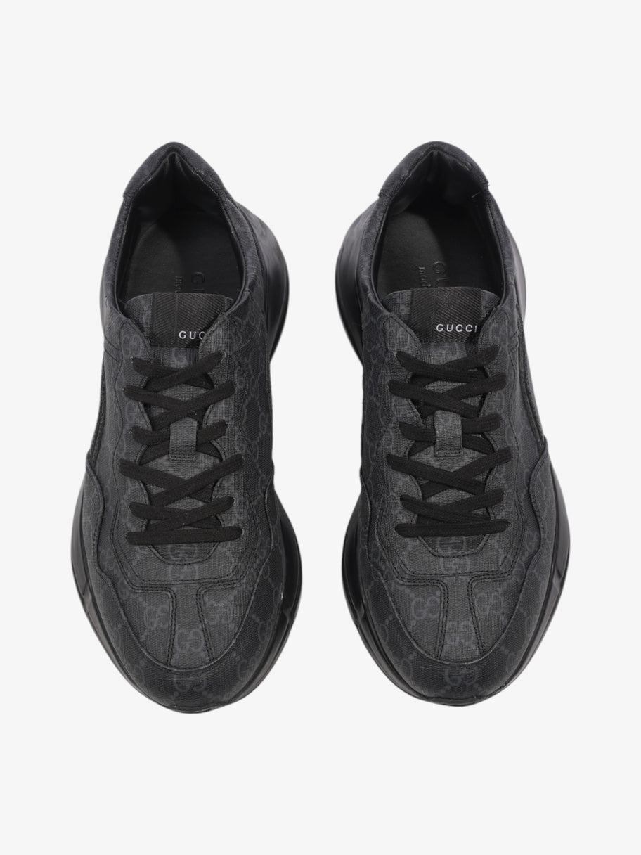 Gucci Rhyton Black Coated Canvas EU 42 UK 8 Image 8