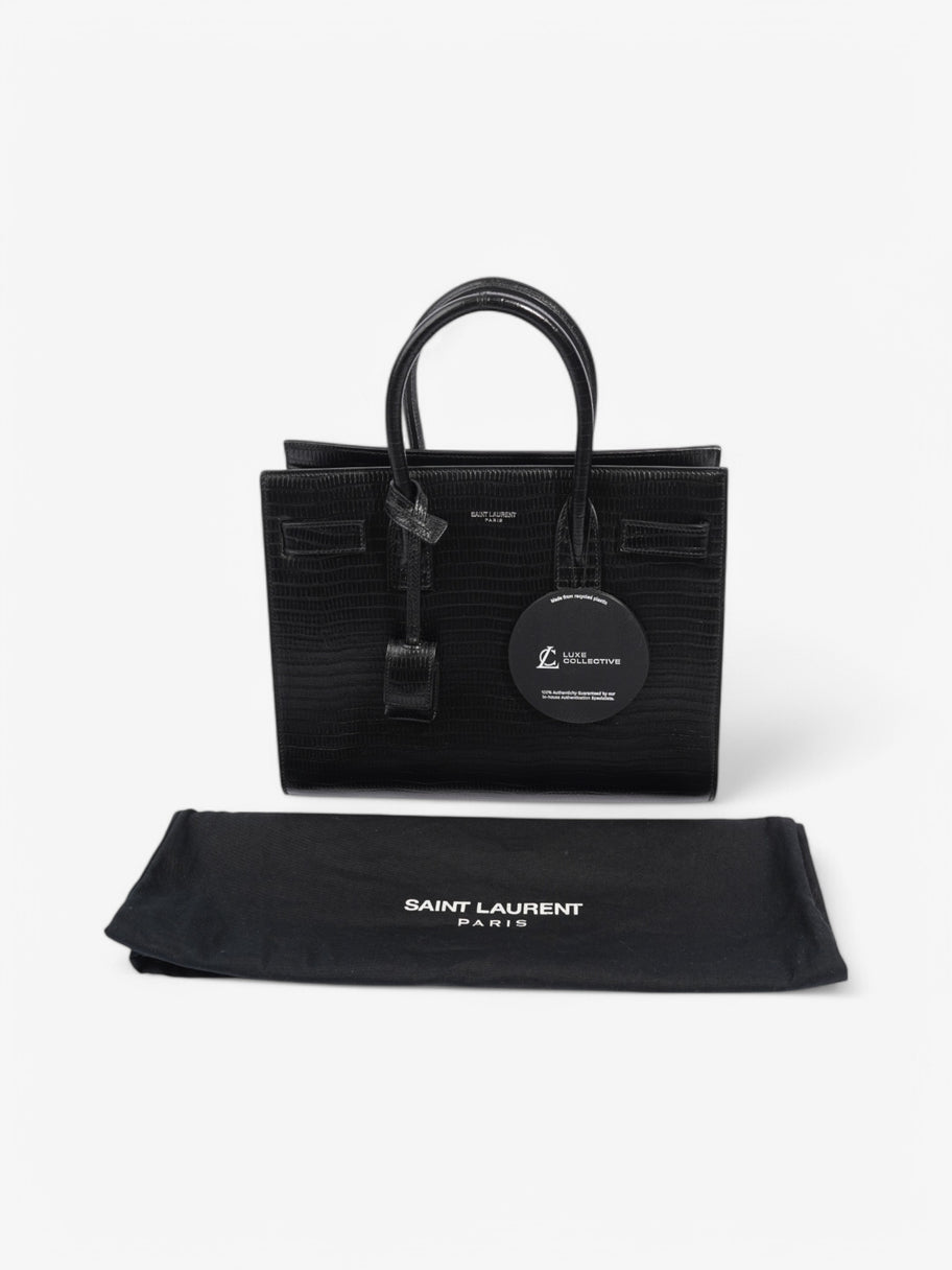 Saint Laurent Sac de Jour Black Crocodile Leather Small Image 8