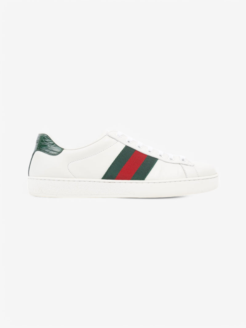  Gucci Ace Sneakers White  / Green / Red Leather EU 41 UK 7