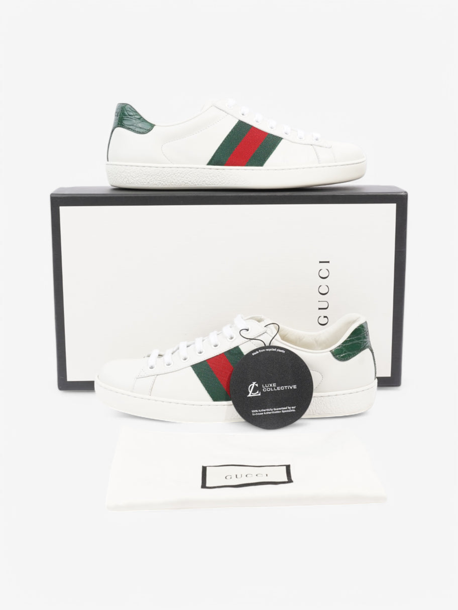 Gucci Ace Sneakers White  / Green / Red Leather EU 41 UK 7 Image 10
