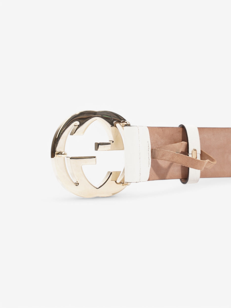 Gucci GG Belt White  Coated Canvas Image 4