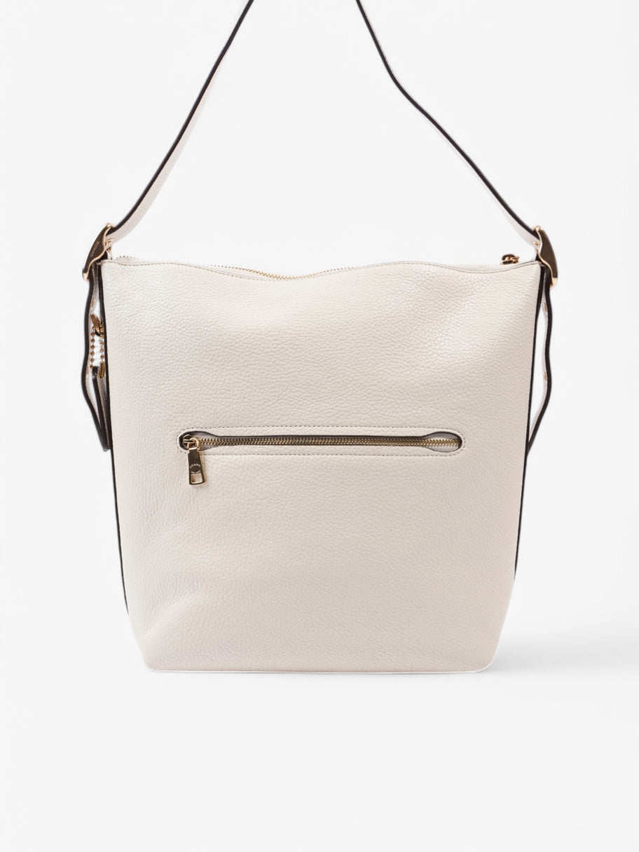 Coach Leather Val Duffle White  Leather Image 4