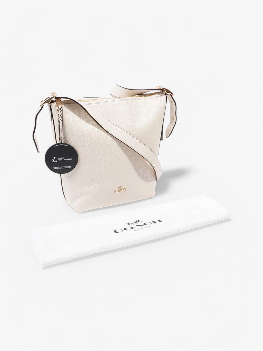 Coach Leather Val Duffle White  Leather Image 9
