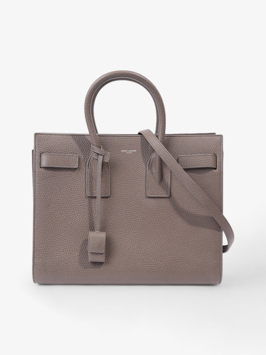 Saint Laurent Sac De Jour Grey Grained Leather Small Image 1