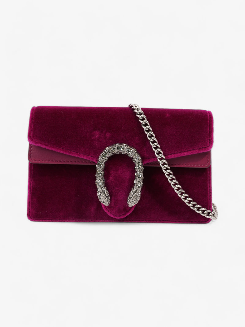  Gucci Dionysus Magneta Velvet Super Mini