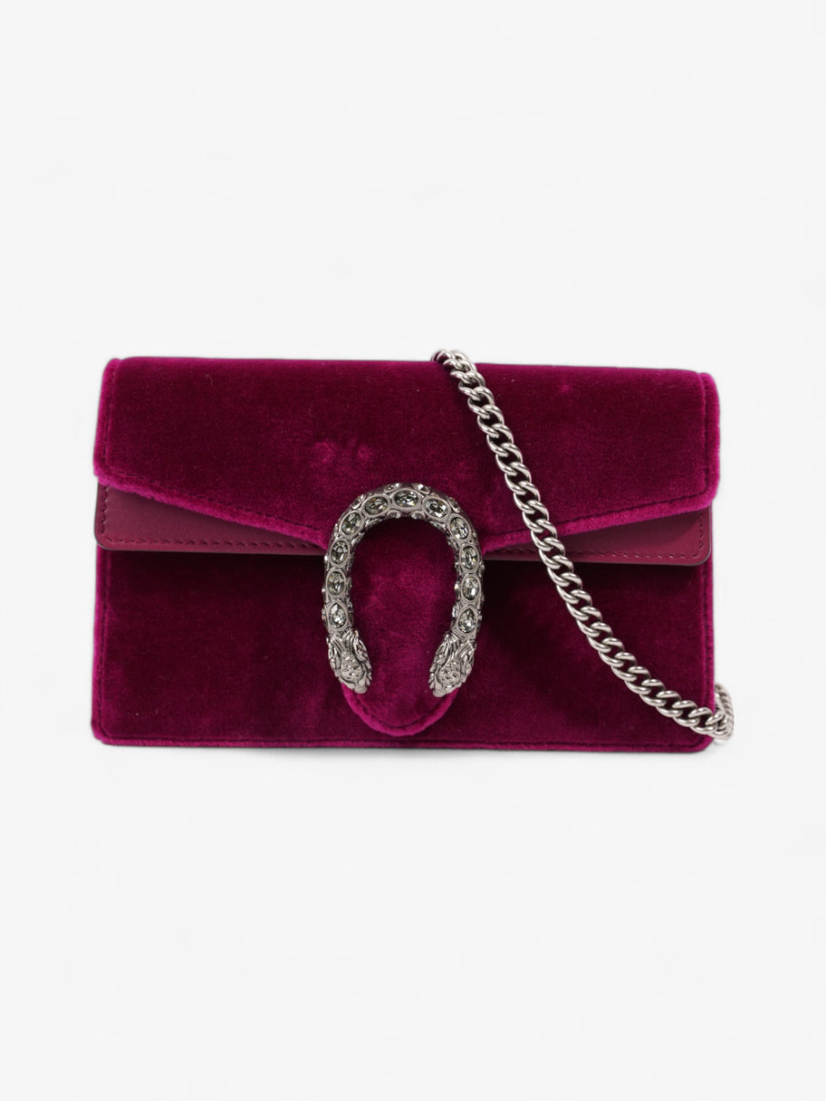 Gucci Dionysus Magneta Velvet Super Mini Image 1
