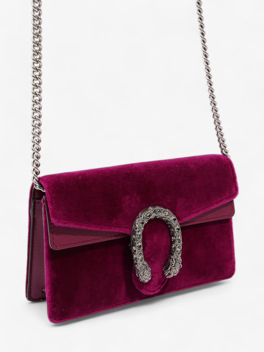 Gucci Dionysus Magneta Velvet Super Mini Image 7