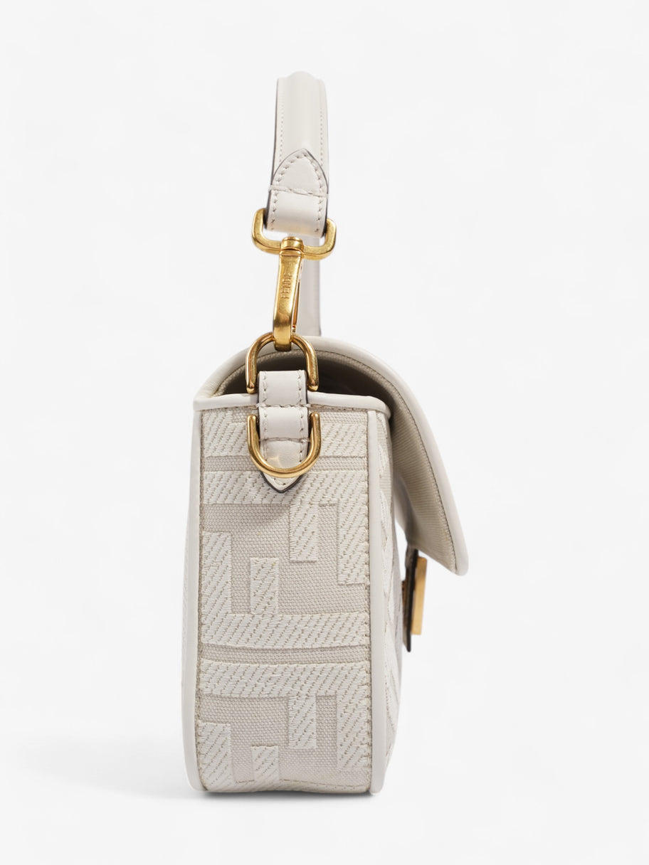 Fendi Baguette White Fabric Image 5