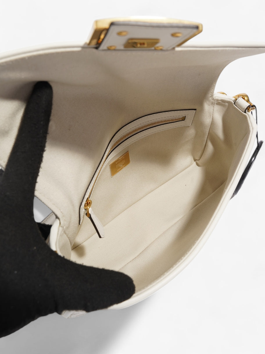 Fendi Baguette White Fabric Image 8