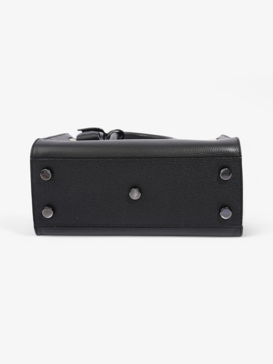 Saint Laurent Sac De Jour Black / White Calfskin Leather Nano Image 6
